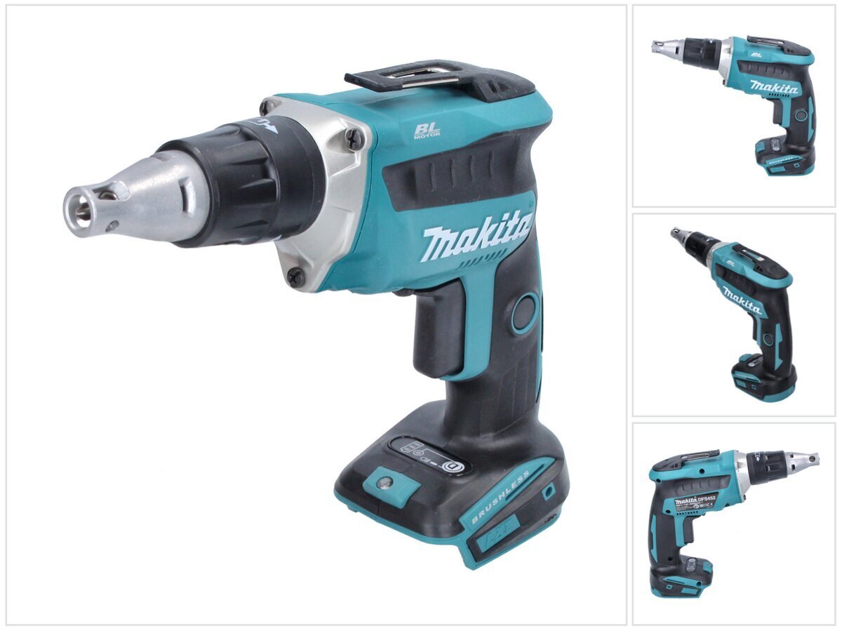 Makita DFS 452 Z Akkukäyttöinen kipsilevyruuvinväännin 18 V hinta ja tiedot | Akkuporakoneet ja ruuvinvääntimet | hobbyhall.fi