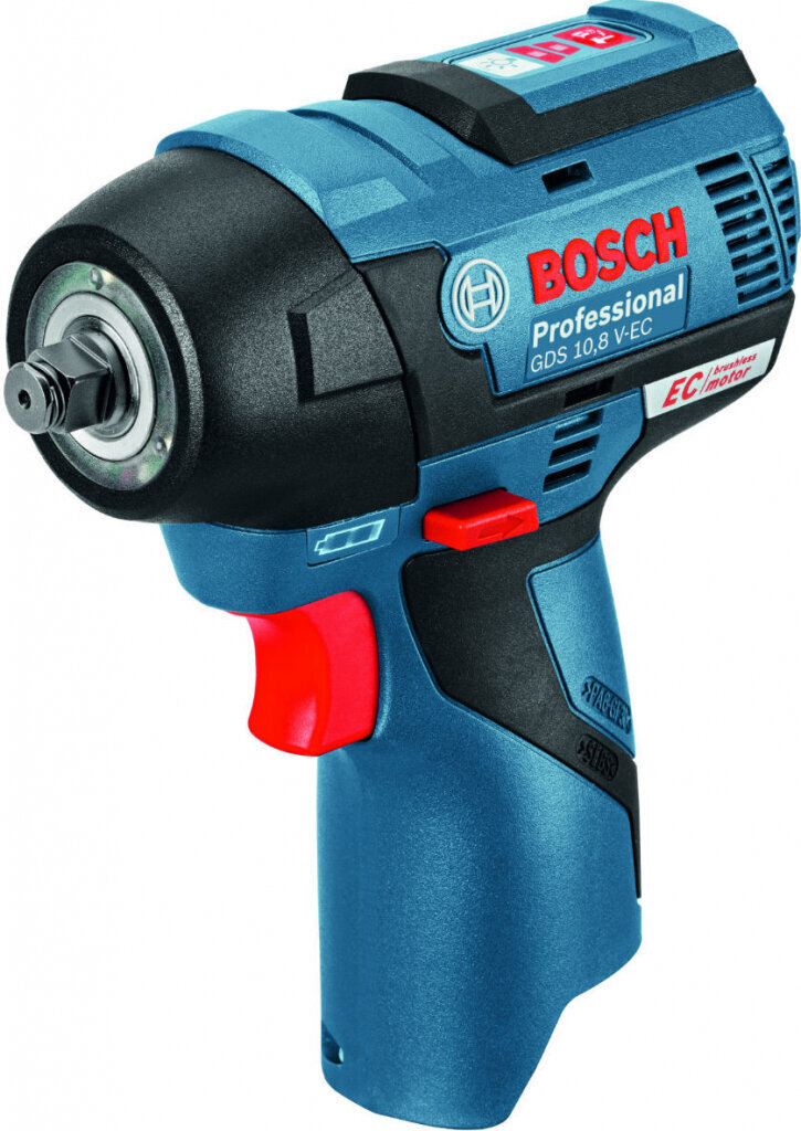 Bosch GDS 12V-115 akkuiskuavain 12V 115 Nm + 1x akku 3,0Ah + L-Boxx - ilman laturia hinta ja tiedot | Akkuporakoneet ja ruuvinvääntimet | hobbyhall.fi