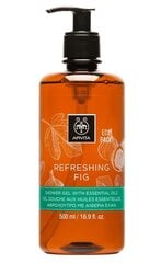 Suihkugeeli Apivita Refreshing Fig, 500 ml hinta ja tiedot | Suihkusaippuat ja suihkugeelit | hobbyhall.fi