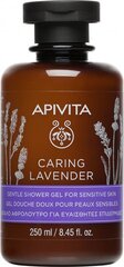 Vartalopesu herkälle iholle Apivita Caring Lavender, 250 ml hinta ja tiedot | Suihkusaippuat ja suihkugeelit | hobbyhall.fi