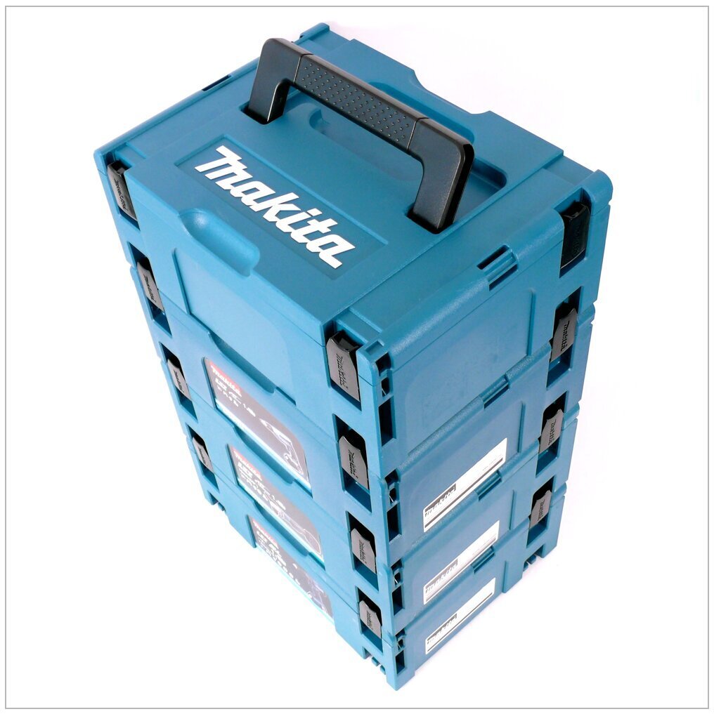 Makita Makpac 2 Transport Box System Case Set, 4 kpl hinta ja tiedot | Työkalupakit ja muu työkalujen säilytys | hobbyhall.fi