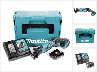 MAKITA DJR 183 RY1J Langaton saha 18V + 1x akku 1,5Ah + laturi + Makpac hinta ja tiedot | Sahat ja sirkkelit | hobbyhall.fi