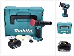 Makita DPV 300 T1J akkuhiomakone 18 V 50 / 80 mm + 1x akku 5,0 Ah + Makpac - ilman laturia hinta ja tiedot | Hiomakoneet | hobbyhall.fi