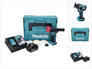 Makita DPV 300 RG1J akkuhiomakone 18 V 50 / 80 mm + 1x akku 6,0 Ah + laturi + Makpac-laturi hinta ja tiedot | Hiomakoneet | hobbyhall.fi