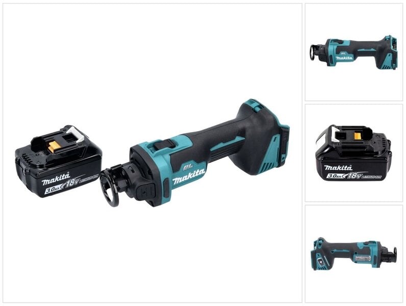 Makita DCO 181 F1 Akkukäyttöinen kipsilevyleikkuri 18 V 32000 U/min + 1x akku 3,0 Ah - ilman laturia