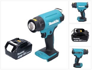 Makita DHG 180 F1 langaton kuumailmapuhallin 18 V 550 °C + 1x akku 3,0 Ah - ilman laturia hinta ja tiedot | Kuumailmapuhaltimet | hobbyhall.fi