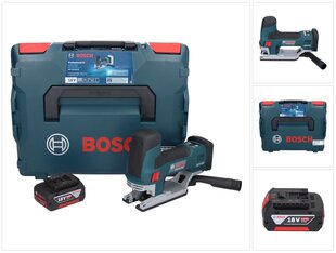 Bosch GST 18V-155 SC Professional akkupistosaha 18 V + 1x akku 5,0 Ah + L-Boxx - ilman laturia hinta ja tiedot | Sahat ja sirkkelit | hobbyhall.fi