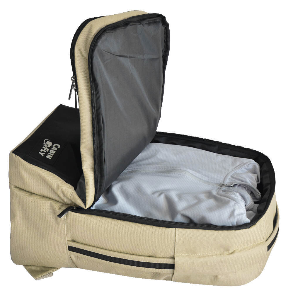 CabinFly Bellanca Ryanair Reppu 40x20x25 cm 20L Beige hinta ja tiedot | Urheilukassit ja reput | hobbyhall.fi