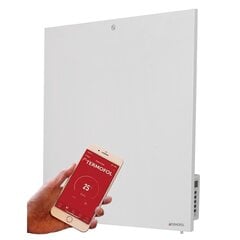 Infrapuna WiFi-lämmityspaneeli Termofol SWT400 seinälle, teräs 350 W, IP44, 60x60 cm, 8m2 hinta ja tiedot | Lämmittimet | hobbyhall.fi