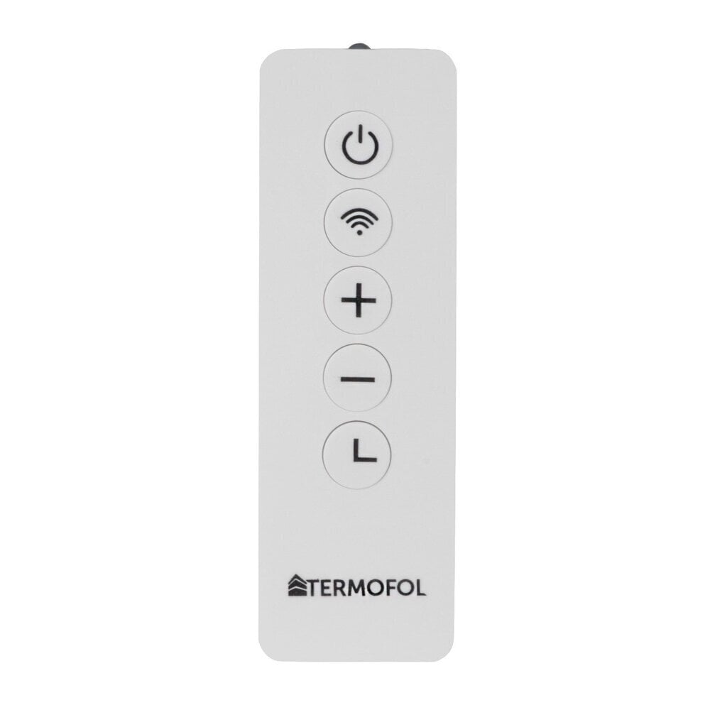 Infrapuna WiFi-lämmityspaneeli Termofol SWT400 seinälle, teräs 350 W, IP44, 60x60 cm, 8m2 hinta ja tiedot | Lämmittimet | hobbyhall.fi