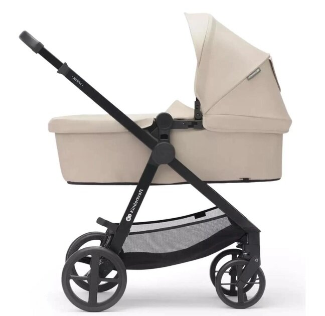 Kinderkraft 3in1 lastenrattaat, Newly Beige hinta ja tiedot | Vaunut ja rattaat | hobbyhall.fi