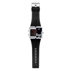 WatchSlider 01TheOne SD126R1 Binary -rannekello miehelle hinta ja tiedot | Miesten kellot | hobbyhall.fi
