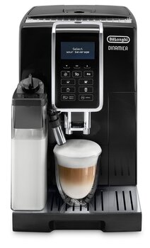 Espressokone Delonghi Dinamica ECAM350.55B, musta hinta ja tiedot | Kahvinkeittimet ja kahvikoneet | hobbyhall.fi