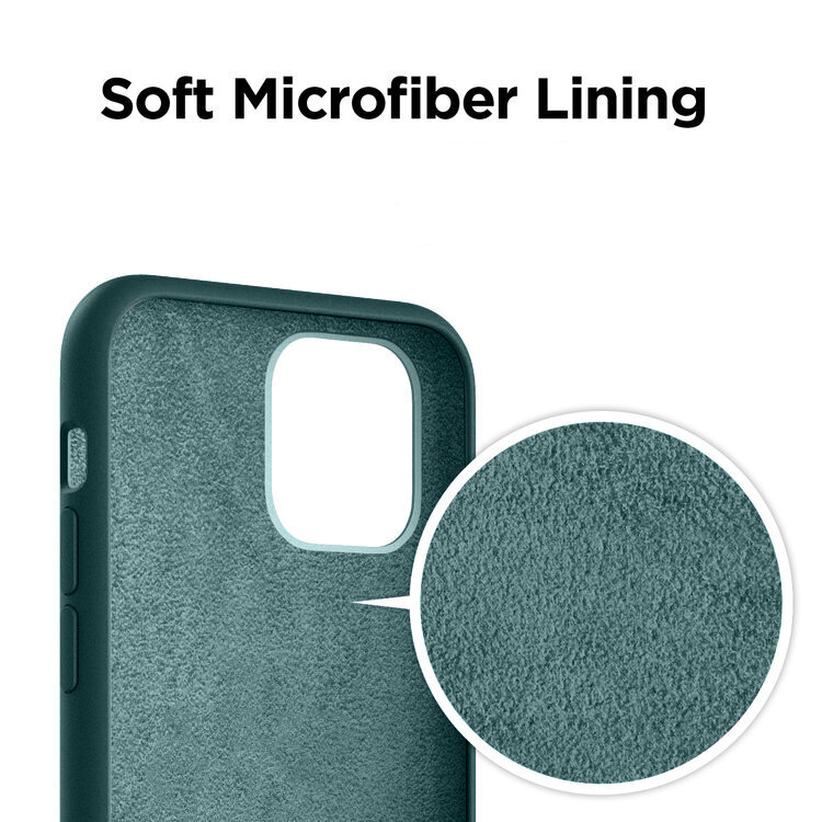 Soundberry silicone iPhone 11, vihreä - Dark Olive hinta ja tiedot | Puhelimen kuoret ja kotelot | hobbyhall.fi