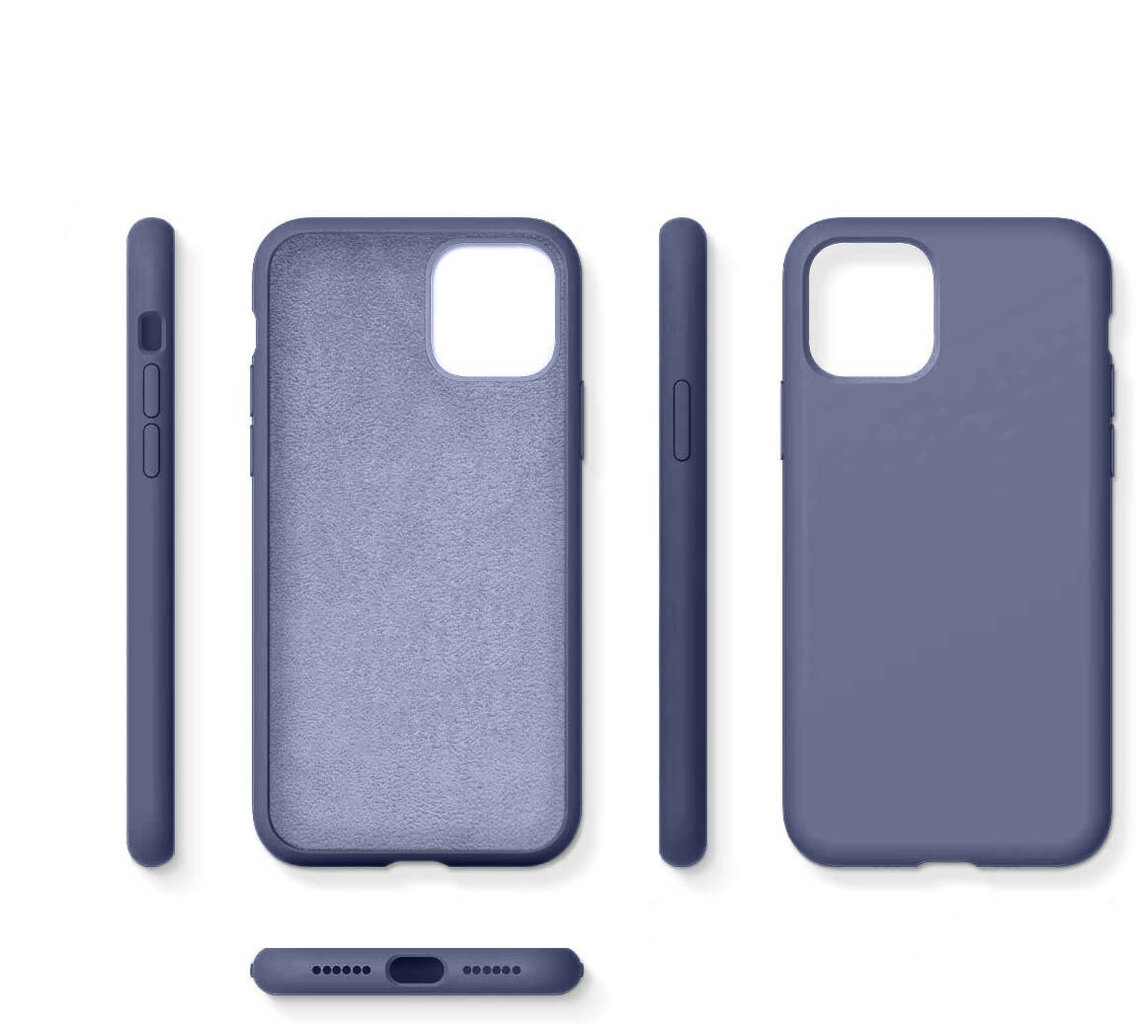 Soundberry silicone iPhone 11, violetti - Lavender Grey hinta ja tiedot | Puhelimen kuoret ja kotelot | hobbyhall.fi