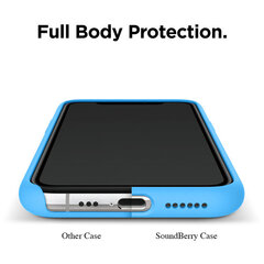 Soundberry silicone iPhone 11, sininen - Cornflower hinta ja tiedot | Puhelimen kuoret ja kotelot | hobbyhall.fi