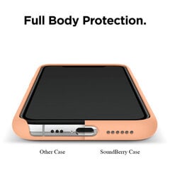 Soundberry silicone iPhone 11, oranž - Cantaloupe hinta ja tiedot | Puhelimen kuoret ja kotelot | hobbyhall.fi