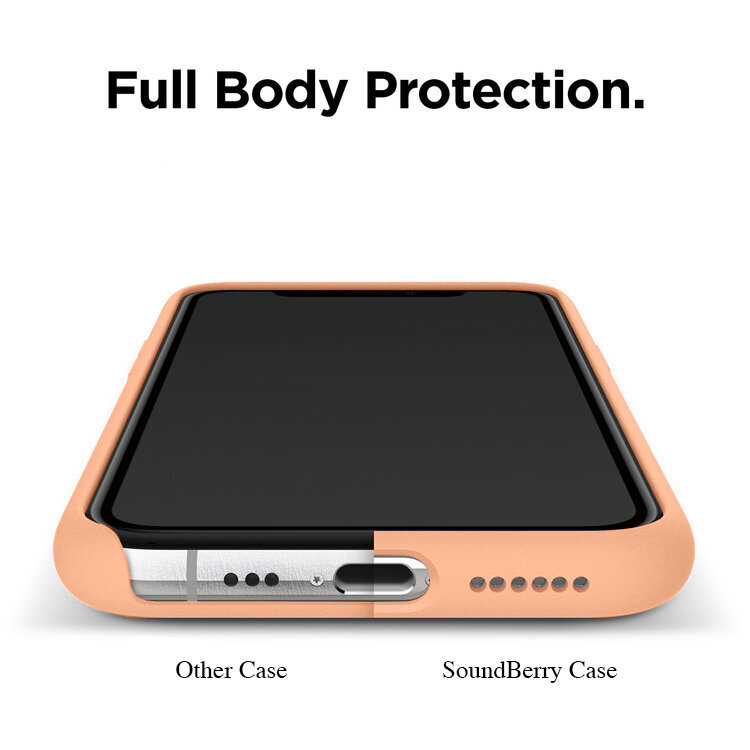 Soundberry silicone iPhone 11, oranž - Cantaloupe hinta ja tiedot | Puhelimen kuoret ja kotelot | hobbyhall.fi