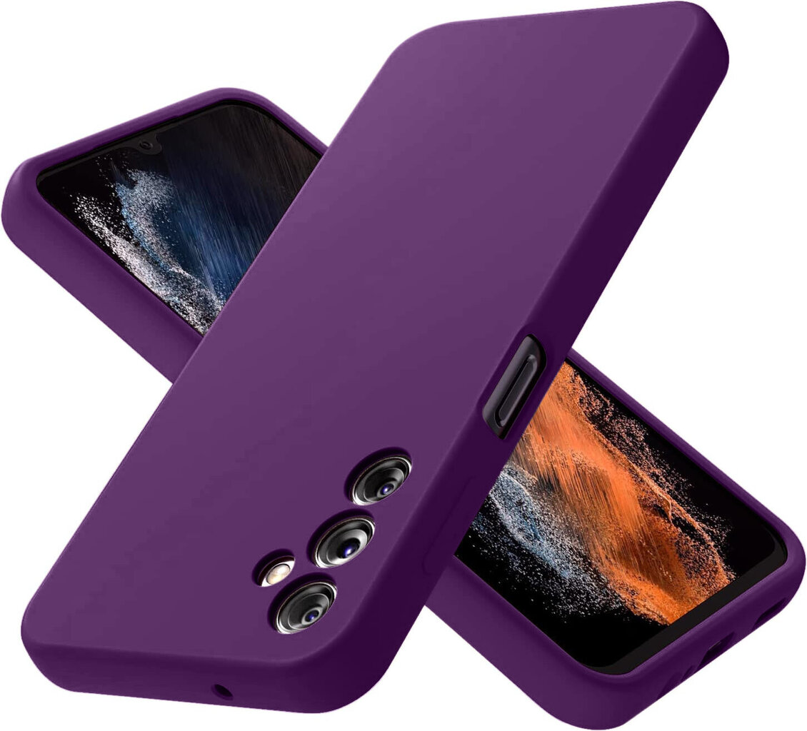 Soundberry silicone Samsung Galaxy A14 4G, violetti - Maroon hinta ja tiedot | Puhelimen kuoret ja kotelot | hobbyhall.fi