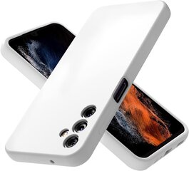 Soundberry silicone Samsung Galaxy A14 4G, valkoinen - Snow White hinta ja tiedot | Puhelimen kuoret ja kotelot | hobbyhall.fi