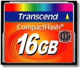 MEMORY COMPACT FLASH 16GB/133X TS16GCF133 TRANSCEND hinta ja tiedot | Transcend Matkapuhelimet ja tarvikkeet | hobbyhall.fi