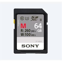Sony SF-M64 64 GB, MicroSDXC, Flash memo hinta ja tiedot | Sony Matkapuhelimet ja tarvikkeet | hobbyhall.fi