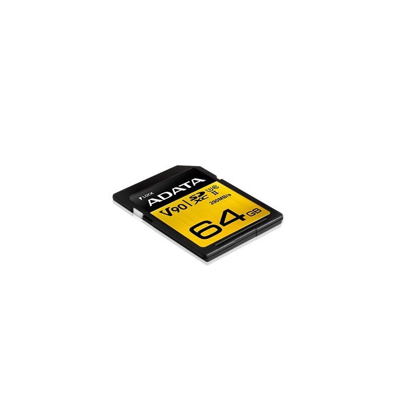 ADATA Premier ONE UHS-II U3 64 GB, SDXC, hinta ja tiedot | Puhelimen muistikortit | hobbyhall.fi