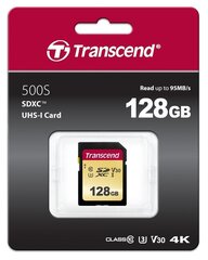 TRANSCEND SDXC UHS-3/V30 128GB MLC hinta ja tiedot | Transcend Matkapuhelimet ja tarvikkeet | hobbyhall.fi