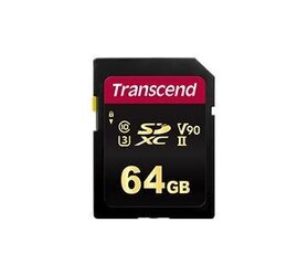 MEMORY SDXC 64GB UHS-II 700S/TS64GSDC700S TRANSCEND hinta ja tiedot | Transcend Matkapuhelimet ja tarvikkeet | hobbyhall.fi