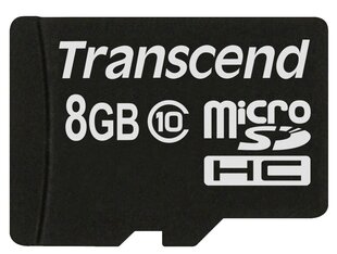 MEMORY MICRO SDHC 8GB/CLASS10 TS8GUSD300S TRANSCEND hinta ja tiedot | Transcend Matkapuhelimet ja tarvikkeet | hobbyhall.fi