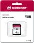 Transcend 4GB 300S, SDHC-muistikortti, 20/10 MB/s hinta ja tiedot | Puhelimen muistikortit | hobbyhall.fi