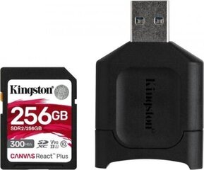 KINGSTON 256GB SDXC React with Reader muistitikku hinta ja tiedot | Kingston Puhelimet, älylaitteet ja kamerat | hobbyhall.fi