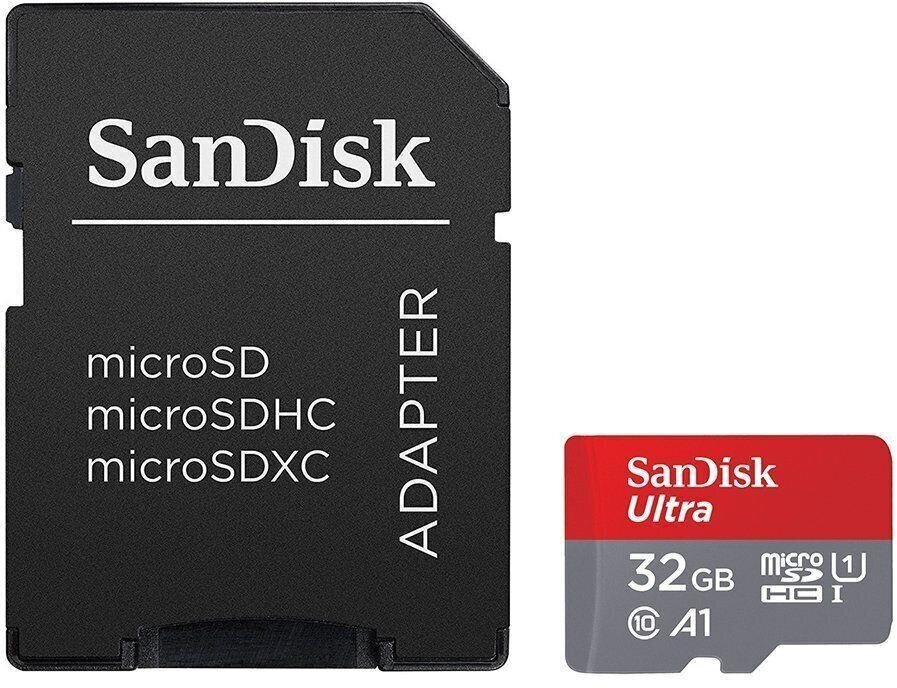 Memory micro SDHC 32GB UHS-I/W/A SDSQUA4-032G-GN6TA SANDISK hinta ja tiedot | Puhelimen muistikortit | hobbyhall.fi