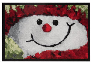 Northrugs ovimatto Hanse Home Printy Snowman, 40x60 cm hinta ja tiedot | Ovimatot | hobbyhall.fi