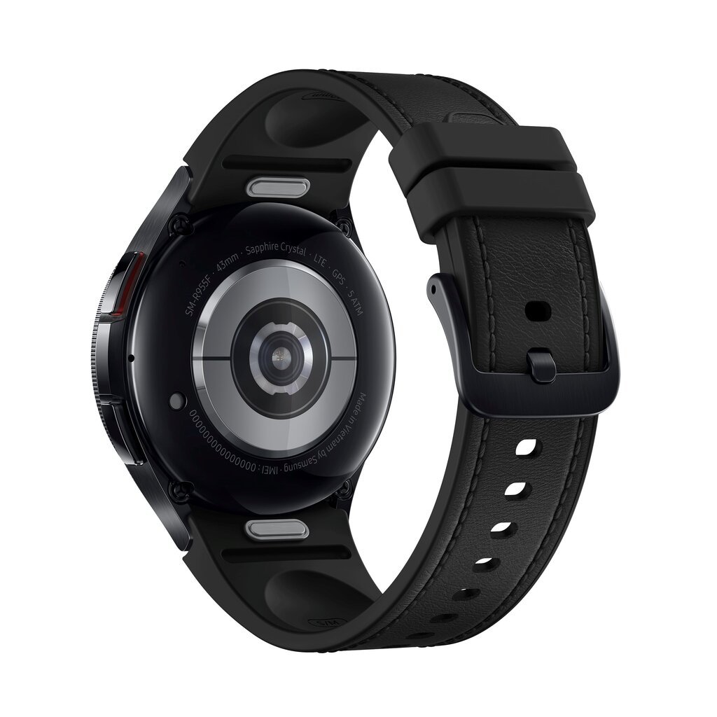 Samsung Galaxy Watch6 Classic 43mm LTE Black SM-R955FZKAEUE hinta ja tiedot | Älykellot | hobbyhall.fi