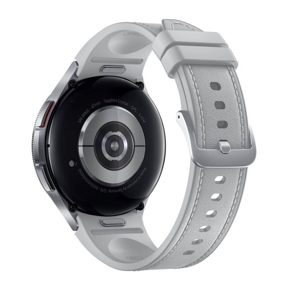 Samsung Galaxy Watch6 Classic 47mm BT Silver SM-R960NZSAEUE hinta ja tiedot | Älykellot | hobbyhall.fi