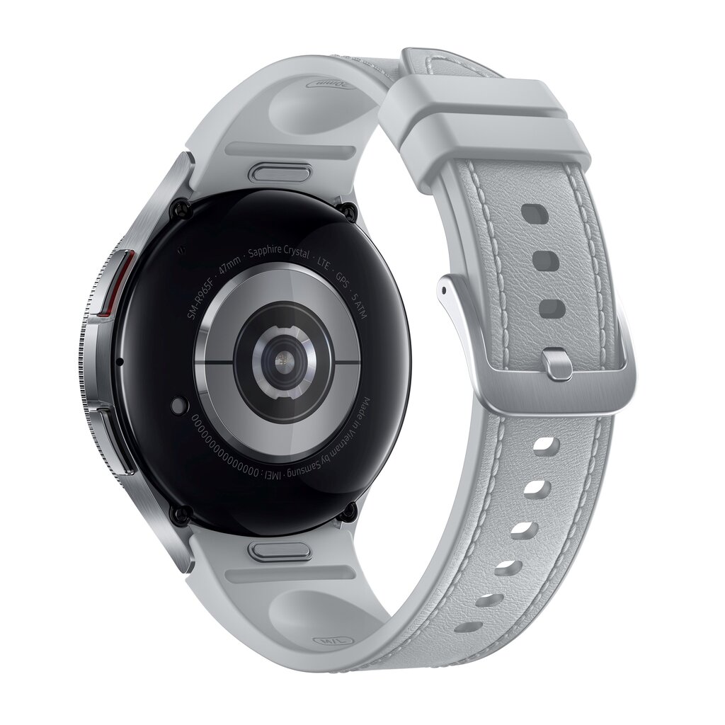 Samsung Galaxy Watch6 Classic 47mm LTE Silver SM-R965FZSAEUE hinta ja tiedot | Älykellot | hobbyhall.fi