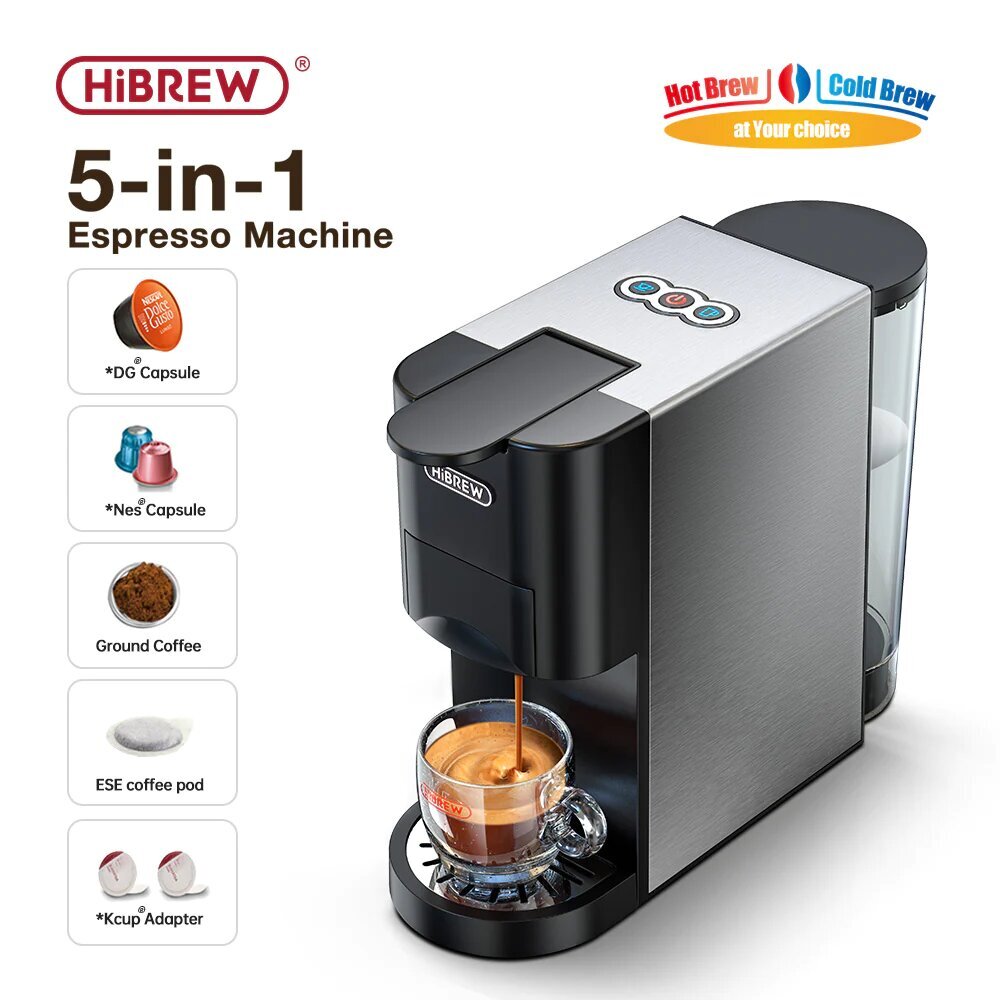 HiBREW H3A 4-in-1 hinta ja tiedot | Kahvinkeittimet ja kahvikoneet | hobbyhall.fi