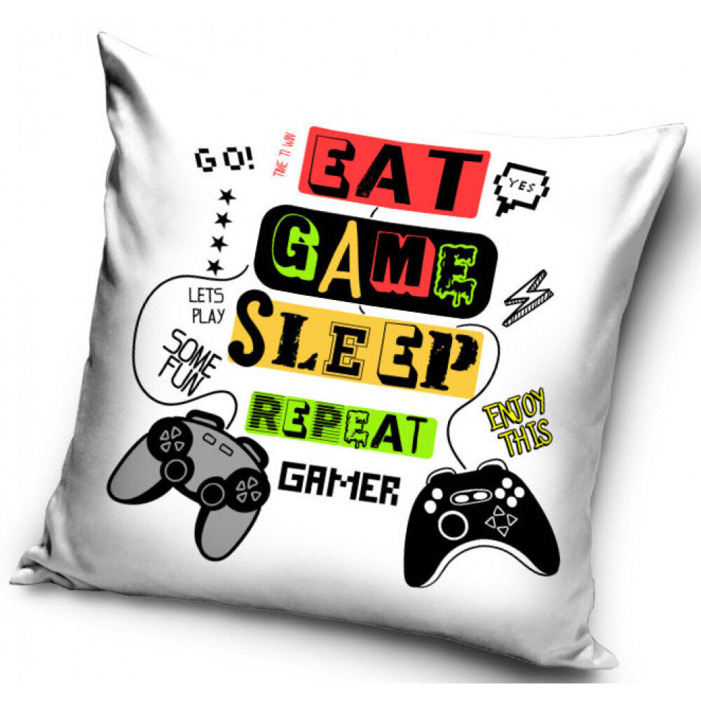 Pillow cover Game, 40 x 40 cm hinta ja tiedot | Pussilakanat | hobbyhall.fi