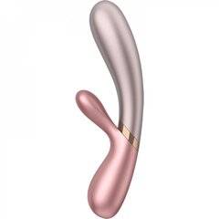 Satisfyer Hot Lover Rabbit Vibraattori, vaaleanpunainen hinta ja tiedot | Vibraattorit | hobbyhall.fi