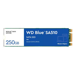 Western Digital SA510|250GB|M.2|SATA 3.0|Write speed 440 MBytes/sec|Read speed 555 MBytes/sec|2.38mm|TBW 100 TB|MTBF 1750000 hours|WDS250G3B0B hinta ja tiedot | Kovalevyt | hobbyhall.fi