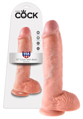 Dildo King Cock with Balls hinta ja tiedot | Dildot | hobbyhall.fi