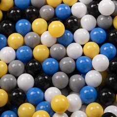 Selonis leikkiteltta 105x90cm/300 pallot, sininen:musta-valkoinen-harmaa-sininen-keltainen hinta ja tiedot | Vauvan lelut | hobbyhall.fi
