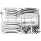 Astianpesukone Indesit DSFO3T224CS, 45 cm 10 astiastoa, hopea hinta ja tiedot | Astianpesukoneet | hobbyhall.fi