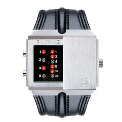 WatchSlider 01TheOne SD102R1 Binary -rannekello miehelle hinta ja tiedot | The One Muoti | hobbyhall.fi