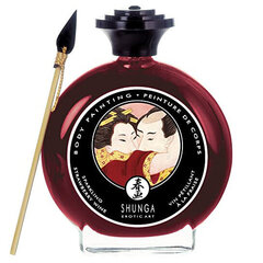 Vartalon väri Shunga Strawberry 100 ml hinta ja tiedot | Eroottiset lahjat | hobbyhall.fi