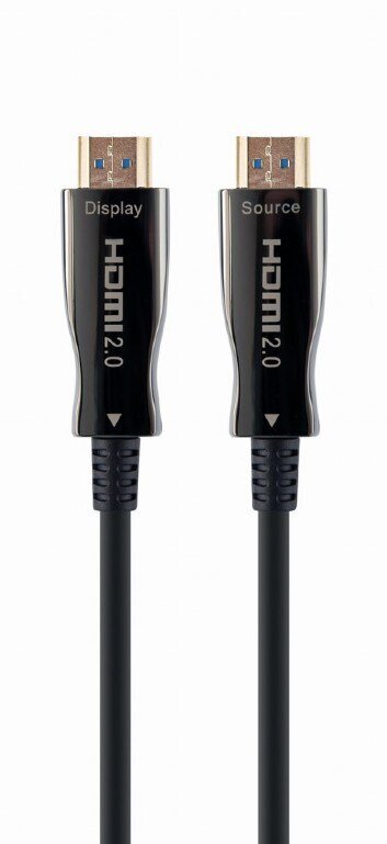 Kaapeli HDMI-HDMI 20M AOC/CCBP-HDMI-AOC-20M-02 GEMBIRD hinta ja tiedot | Kaapelit ja adapterit | hobbyhall.fi