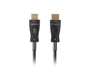 LANBERG CABLE HDMI M/M V2.1 30M 8K OPTICAL AOC hinta ja tiedot | Kaapelit ja adapterit | hobbyhall.fi