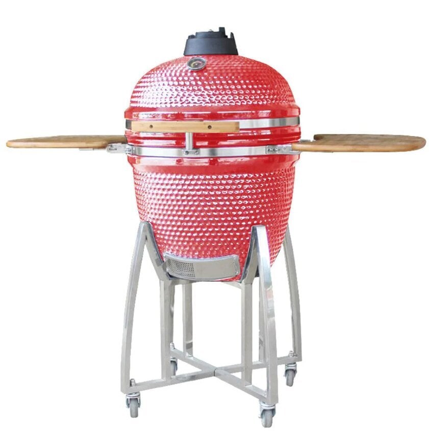 Keraaminen grilli Kamado Nordgarden 21" 53 cm, punainen, ilman varusteita hinta ja tiedot | Grillit | hobbyhall.fi