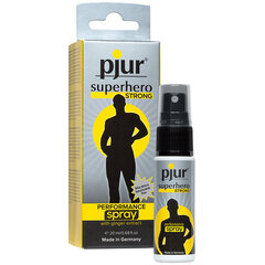 Pjur Superhero Strong Performance Spray, 20 ml hinta ja tiedot | Liukuvoiteet | hobbyhall.fi